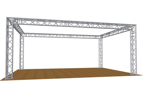 6m x 6m x 3m Exhibition Gantry System 35 Trio